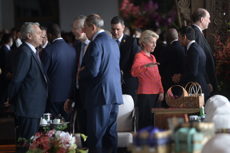 PIMPINAN NEGARA TIBA DI RUANG TUNGGU KTT G20