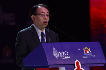 PRESIDEN ADB BICARA DALAM B20 SUMMIT INDONESIA 2022