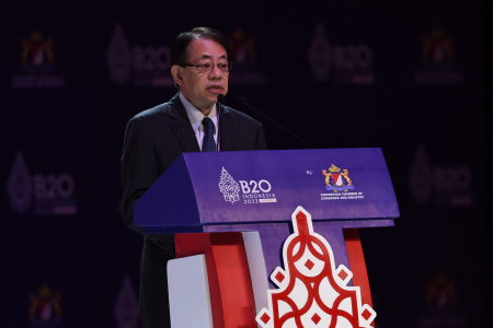 PRESIDEN ADB BICARA DALAM B20 SUMMIT INDONESIA 2022
