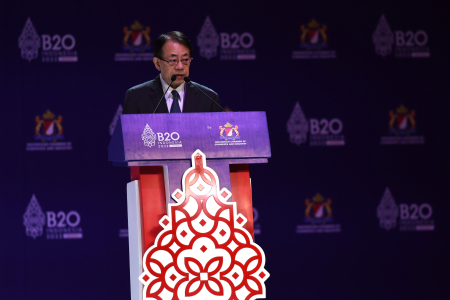 PRESIDEN ADB BICARA DALAM B20 SUMMIT INDONESIA 2022