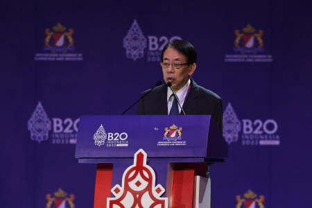 PRESIDEN ADB BICARA DALAM B20 SUMMIT INDONESIA 2022