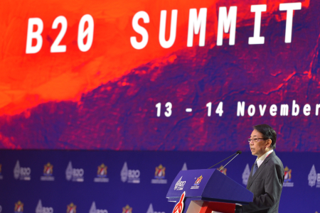 PRESIDEN ADB HADIRI B20 SUMMIT INDONESIA 2022