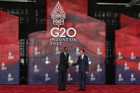 PRESIDEN JOKOWI SAMBUT PRESIDEN RWANDA