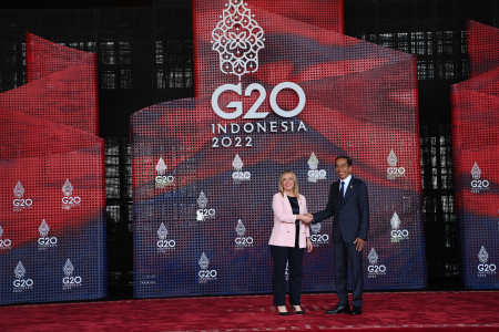 PRESIDEN JOKOWI SAMBUT PERDANA MENTERI ITALIA
