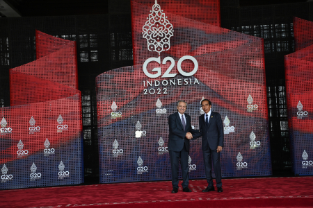 PRESIDEN JOKOWI SAMBUT PRESIDEN ARGENTINA