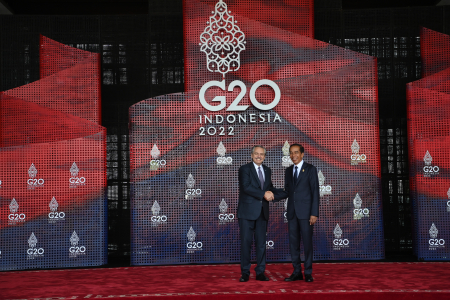 PRESIDEN JOKOWI SAMBUT PRESIDEN ARGENTINA