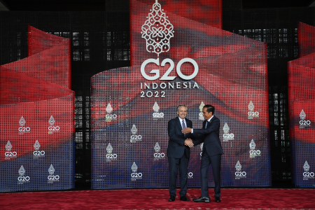 PRESIDEN JOKOWI SAMBUT PRESIDEN ARGENTINA