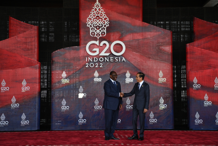 PRESIDEN JOKOWI SAMBUT PRESIDEN SENEGAL
