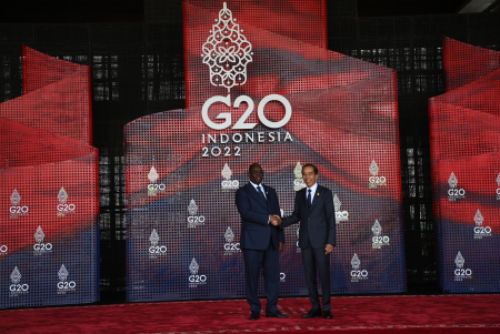 PRESIDEN JOKOWI SAMBUT PRESIDEN SENEGAL
