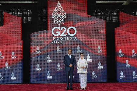 PRESIDEN JOKOWI TIBA DI KTT G20