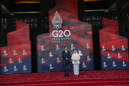 PRESIDEN JOKOWI TIBA DI KTT G20