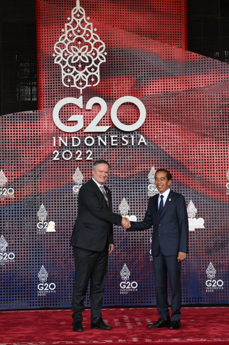 PRESIDEN JOKOWI SAMBUT SEKJEN OECD