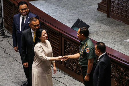 DPR TETAPKAN AGUS SUBIYANTO SEBAGAI PANGLIMA TNI