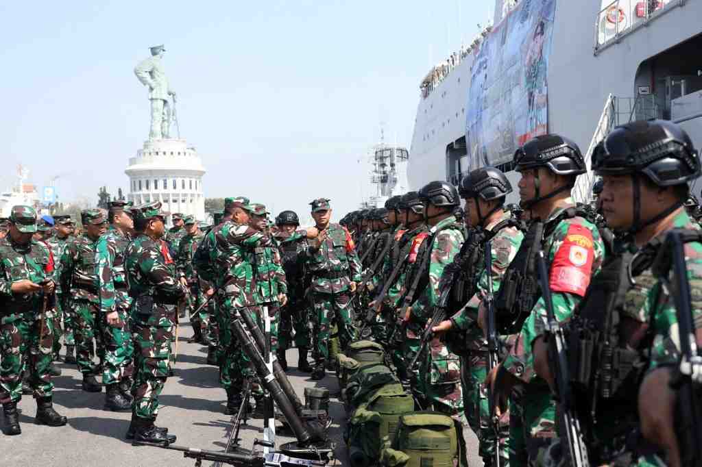 APEL PASUKAN LATIHAN GABUNGAN TNI