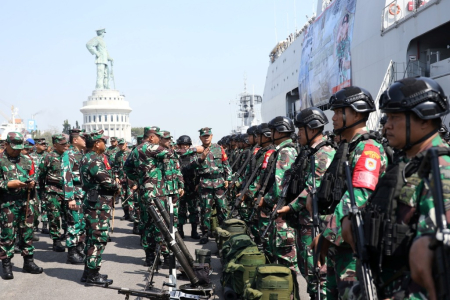 APEL PASUKAN LATIHAN GABUNGAN TNI