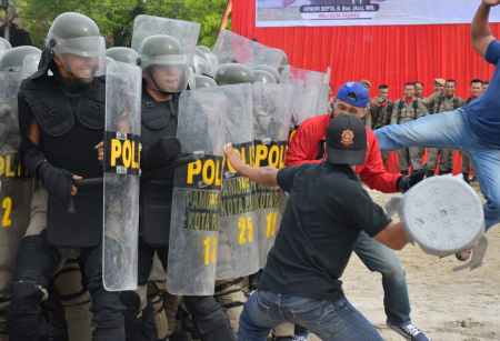 SIMULASI PENERTIBAN PEDAGANG