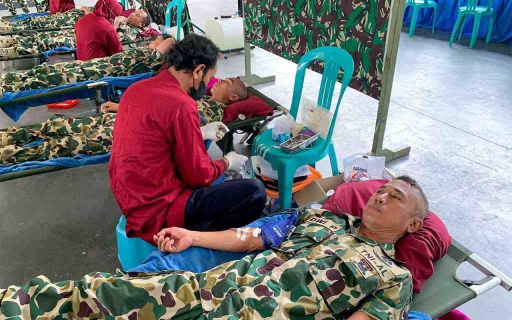 DONOR DARAH HUT KE 78 KORPS MARINIR