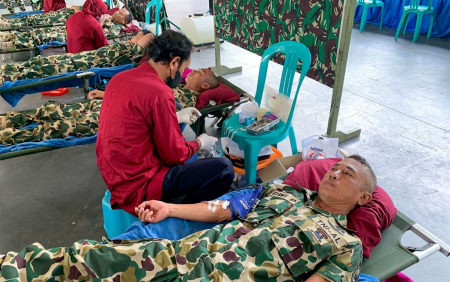DONOR DARAH HUT KE 78 KORPS MARINIR