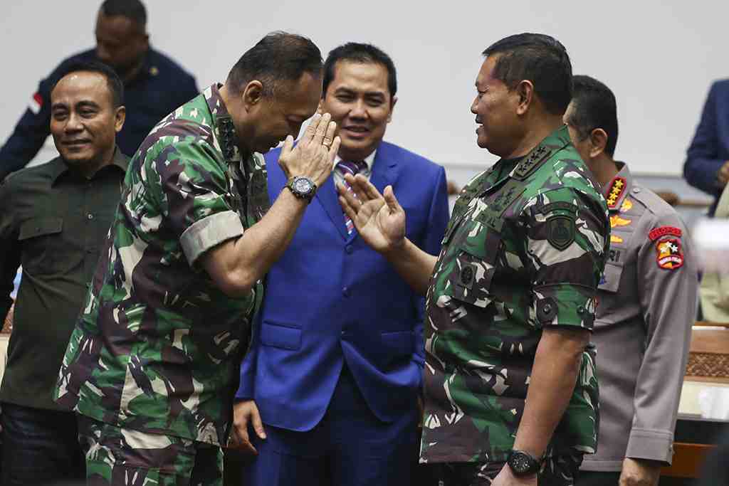 KOMISI I DPR SETUJUI LAKSAMANA TNI YUDO MARGONO PANGLIMA TNI