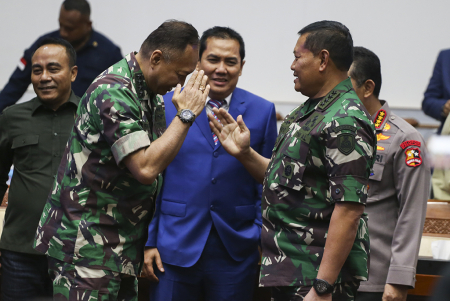 KOMISI I DPR SETUJUI LAKSAMANA TNI YUDO MARGONO PANGLIMA TNI