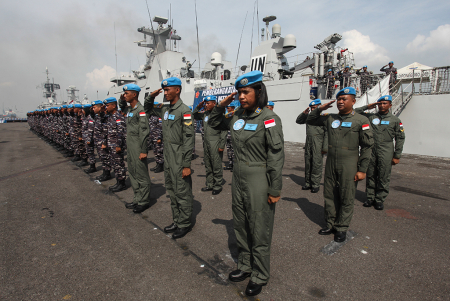 PELEPASAN SATGAS MARITIME TASK FORCE KONGA XXVIII-O/UNIFIL
