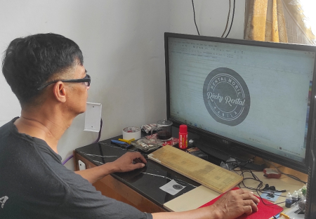 MEMBUAT DESAIN STEMPEL
