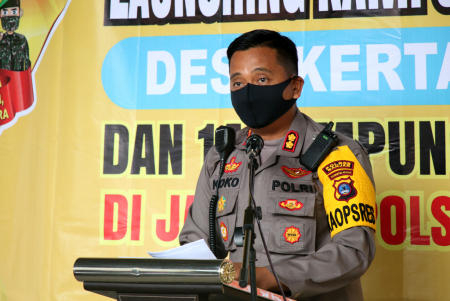 POLRES BANJAR RESMIKAN  KAMPUNG TANGGUH BANUA