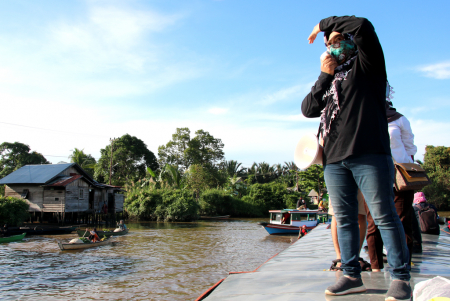 SOSIALISASI ADAPTASI KEBIASAAN BARU PASAR TERAPUNG