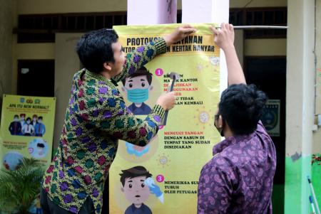 PASANG IMBAUAN PROTOKOL KESEHATAN