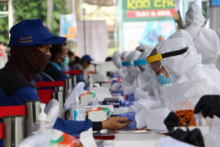 TEST CEPAT COVID-19 di KRAMATJATI