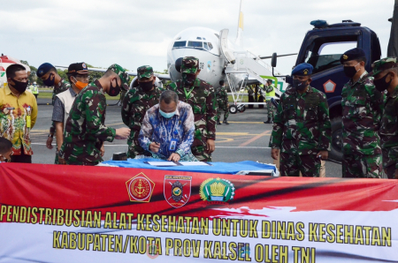 PENERIMAAN BANTUAN KEMENTERIAN KESEHATAN