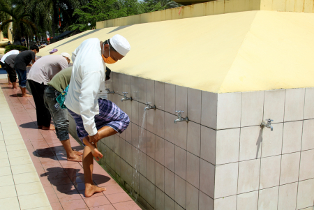 PROTOKOL KESEHATAN di TEMPAT WUDHU