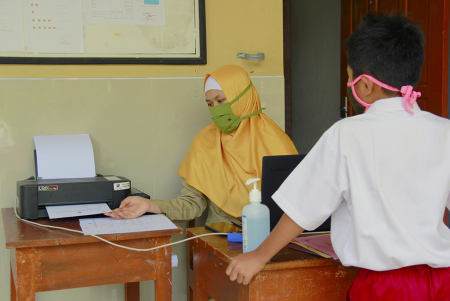 MENCETAK FORMULIR PENDAFTARAN SMP