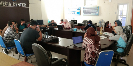 RAPAT KOORDINASI MEDIA CENTER KALIMANTAN SELATAN