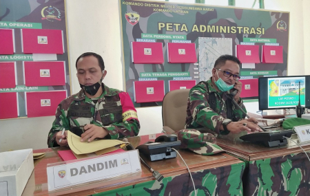 LATIHAN POSKO I TINGKATKAN PROFESIONALISME TNI