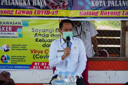 WALIKOTA TINJAU POS PEMERIKSAAN MANDIRI