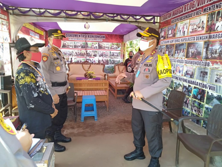 KAPOLDA APRESIASI POSKO KAMPUNG TANGGUH