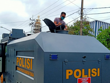 PERBAIKIAN TANGKI AIR MOBIL OPERASIONAL