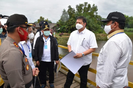 KUNJUNGAN TIGA MENTERI KE PULANG PISAU
