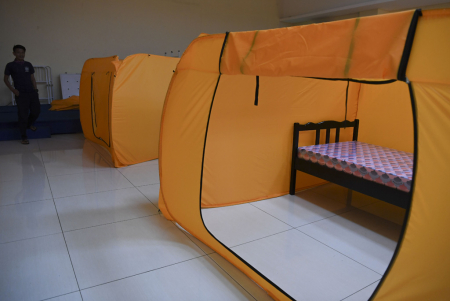 PERSIAPAN FASILITAS BILIK ISOLASI MANDIRI