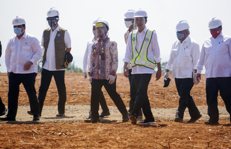 PRESIDEN TINJAU KAWASAN INDUSTRI TERPADU BATANG