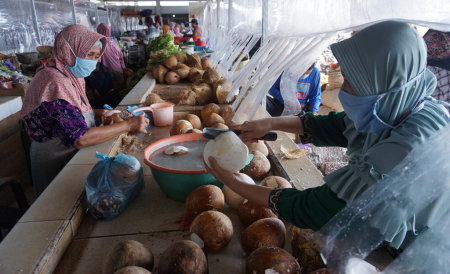 UJI COBA NORMAL BARU PASAR TRADISIONAL