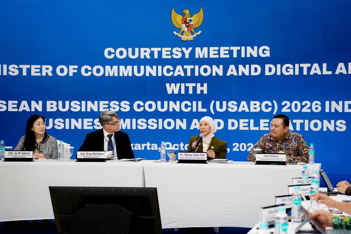 KERJA SAMA DIGITAL DENGAN DELEGASI USABC