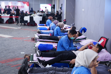 DONOR DARAH PERINGATI HARI BHAKTI POSTEL KE-81