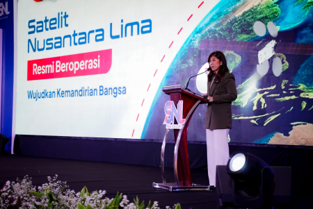 SATELIT NUSANTARA LIMA RESMI BEROPERASI