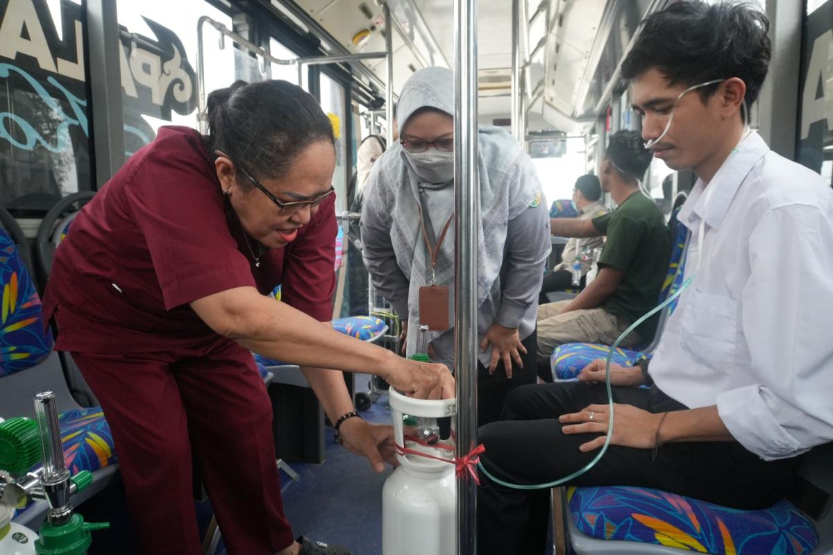 LAYANAN BUS OKSIGEN GRATIS