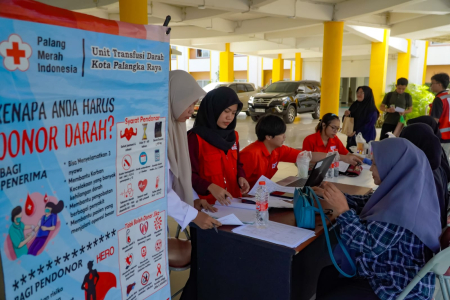 BAKTI SOSIAL DONOR DARAH DI PALANGKA RAYA