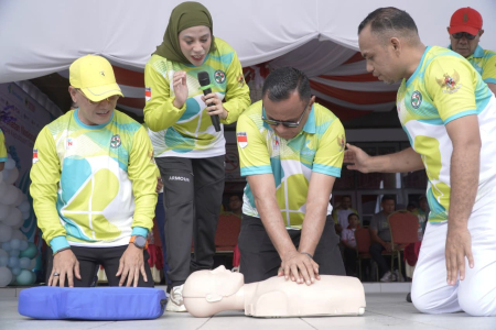 SIMULASI PENANGANAN KORBAN