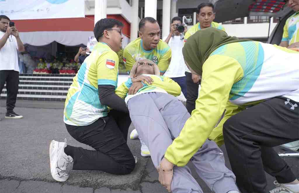 SIMULASI PENANGANAN KORBAN