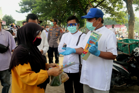 SOSIALISASI PENGGUNAAN MASKER